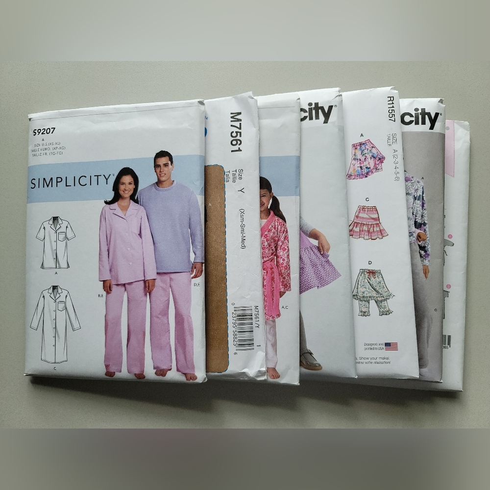 ‼️MUST GO‼️ Women's men's children's sewing pattern lot